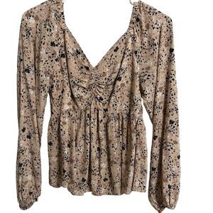 Jopna Print Long Sleeve Top Size S